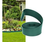 Bordure de jardin flexible - Bordure de pelouse en plastique avec connecteurs - Bordure de paysage avec parterres de fleurs et gazon - Barres de bordure de pelouse flexibles.