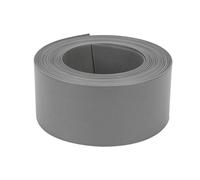 Bordure De Jardin Flexible Lisse Gris Anthracite Hauteur 15cm x Longueur 10 Mètres en PE et Anti UV (ép. 3mm) - D-Work