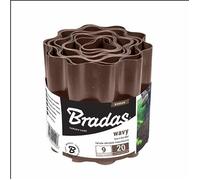 Bordure de jardin marron ONDULEE Longueur 9 mètres Hauteur 200mm