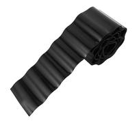 Bordure de Jardin Ondulée en Plastique Noir pour Pelouse | Délimitation Nette, Profil Ondulé Décoratif, pour Parterres et Allées, Usage Extérieur Toute Saison