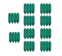 Bordure de Jardin Paysagère 10 Pièces sans Creuser Emboîtables pour | Délimitation de Parterre et Massif 22 x 20 cm Pour Allées Sentiers Jardins Massifs de Fle