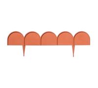 Bordure de jardin Prosperplast 'Garder Line' 20 pièces de plastique 10 x 10 x 0,09 mètres en couleur terracotta