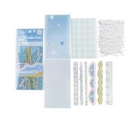 Bordure de journal antique, arrière-plan de scrapbooking, papier de décoration pour la fabrication de cartes, embellissement de livre de mémoire, bordures décoratives