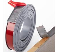 Bordure de meuble en U, Bande de chant auto-adhésive TPE en forme U, 5 mètres, multicolore, 9-40mm, for meubles(Grey,40mm)