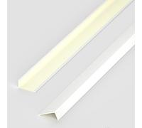 Bordure De Moquette Et Sol, Bande De Transition Plancher PVC, Pour Sols En Bois, Carrelage, Stratifié Bois Dur, Moulure D'angle En L Effet Grain Bois(Blanc,90 * 2.5 * 1.2cm)