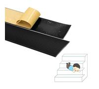 Bordure de nez d'escalier en vinyle, bandes en caoutchouc autocollantes, imperméables et résistantes aux flammes pour la sécurité des marches d'escalier