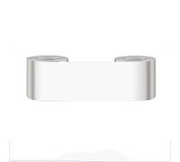 Bordure de papier peint autocollant en vinyle imperméable épais blanc pour décoration d'intérieur, salle de bain, cuisine, carrelage décoratif, 10 x 500 cm