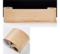 Bordure de papier peint Chêne rouge Décoration murale amovible Frise Murale Autocollant en PVC Plinthe Autocollant imperméable 8cm X 1000cm