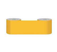 Bordure de papier peint Frise Murale Adhesive Bordure Papier Peint Frise Autocollante pour Cuisine Salle de Bains Chambre Décoration Murale Jaune mat 15cm X 500cm