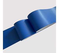 Bordure de papier peint Frise Murale Adhesive Bordure Papier Peint Frise Autocollante pour Cuisine, Salle de Bains, Plafond, Salon, Chambre Décoration Murale bleu foncé mat 15cm X 500cm