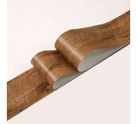 Bordure de papier peint Grain d'orme Phoebe Décoration murale amovible Frise Murale Autocollant Papier Peint Autocollant imperméable en PVC Plinthe Autocollant 20cm X 500cm