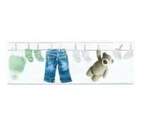Bordure De Papier Peint Pour Chambre D'Enfant Bébé Décor - Crème