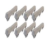 Bordure de paysage en faux - blocs de frontière de jardin, diviseur de pelouse décoratif | Barrières sans creuser léger 8x, conception de texture en pierre pour aire de jeux pour alio