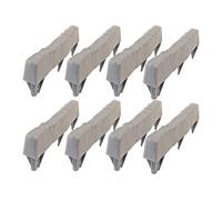 Bordure de paysage imitation pierre - PP 33,5 x 4 x 12,5 cm | 8 pièces | Kit - Pour pelouse, cour, parterre de fleurs, , patio, clôture extérieure