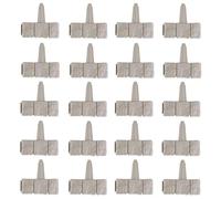 Bordure de pelouse - 20 pièces flexibles résistantes aux intempéries - Bordure de cour d'extérieur pour l'aménagement paysager - Pour ferme, maison, cour, terrasse, pont en bois, trottoir, chemin et