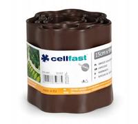 Cellfast Bordure à gazon 22 x 22 x 0,1 cm Marron