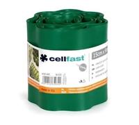 Cellfast Bordure de jardin ondulée 20 cm x 9 m Vert foncé
