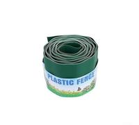 Bordure de pelouse élastique en plastique imperméable, empêche l'herbe de surcroître, design flexible pour la séparation de la pelouse, installation au niveau du sol, longueur 9 m (10 cm x 9 m)