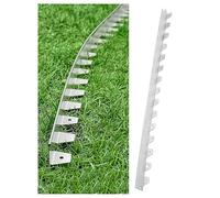 Bordure de pelouse en métal - Bordure de sol en acier inoxydable durable pour un aménagement paysager efficace et une séparation efficace de l'herbe/du gravier