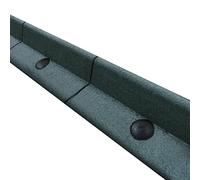 Bordure de Pelouse Flexible Bordure de Jardin Gazon Bordure de Chemin Bordure de Potager Bordure de Lit de Fleurs Bordure Surélevée en Caoutchouc Gazon Artificiel Vert | Lot de 6 x 1.2m