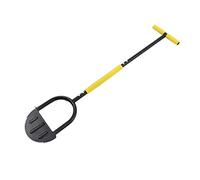 Bordure de Pelouse Manuelle Structure en Acier Demi-lune en Dents de Scie Outil de Pelouse Poignée en T Couvercle en éponge Large Pédale Outil de Coupe de Jardin