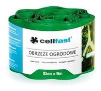 Cellfast Bordure de pelouse – Rouleau flexible PVC 100 mm x 9 m Vert