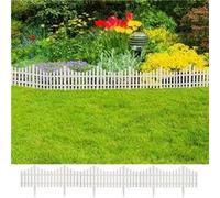 Bordure de pelouse - - 17 pcs - Blanc - 10 m - Résistant au gel