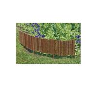 Windhager Rouleau de bordure de saule 100 cm x 20 cm, Marron, osier