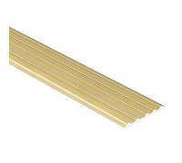 Bordure d'escalier antidérapante, Bandes de traction for rampes d'escalier en aluminium multicolores 90 x 4-5 cm(Gold,90x4cm)