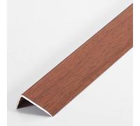 Bordure d'escalier en aluminium, moulage de nez en forme de L pour escaliers extérieurs et sols stratifiés, protection d'angle pour plus de sécurité et de durabilité