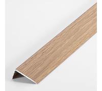 Bordure d'escalier en aluminium, moulage de nez en forme de L pour escaliers extérieurs et sols stratifiés, protection d'angle pour plus de sécurité et de durabilité