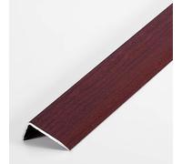 Bordure d'escalier en aluminium, moulage de nez en forme de L pour escaliers extérieurs et sols stratifiés, protection d'angle pour plus de sécurité et de durabilité