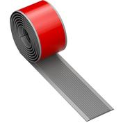 Bordure D'escalier, Nez de Marche, Bandes de Marche en PVC, Rampe D'allée, Bandes Antidérapantes pour Une Utilisation Intérieure et Extérieure(Gray,5 * 100cm/1.9 * 39in)