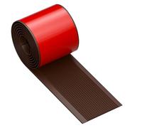 Bordure D'escalier, Nez de Marche, Bandes de Marche en PVC, Rampe D'allée, Bandes Antidérapantes pour Une Utilisation Intérieure et Extérieure(Brown,8 * 100cm/3.1 * 39in)