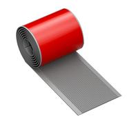 Bordure D'escalier, Nez de Marche, Bandes de Marche en PVC, Rampe D'allée, Bandes Antidérapantes pour Une Utilisation Intérieure et Extérieure(Gray,10 * 100cm/3.9 * 39in)