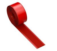 Bordure D'escalier, Nez de Marche, Bandes de Marche en PVC, Rampe D'allée, Bandes Antidérapantes pour Une Utilisation Intérieure et Extérieure(Red,4 * 100cm/1.5 * 39in)