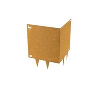 Bordure en Acier corten à Angle Droit extérieur Flexible - 40 cm - À l'unité