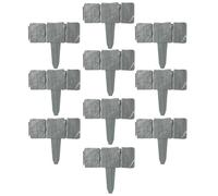 Bordure En Blocs De Pierre Artificielle 10 Clôtures Artificielles Réalistes