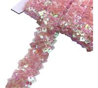 Bordure en Sequins Bande élastique à paillettes 2 yards 20mm, ruban, garniture en dentelle, tissu coudre for l'artisanat, accessoire de(13)