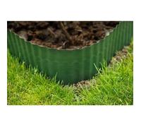 Bordure gazon polyéthylène verte H15 cm x 9 m - NATURE