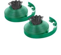 Bordure Jardin Exterieur Bordure de Jardin Flexible en PVC 10 m avec 30 Ancres à Pointes