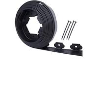Bordure Jardin Exterieur Kit de Bordure Jardin 5M/10M | Bordure de pelouse de limites de haies de 5 cm/2" sans fouille for l'aménagement paysager du jardin de fleurs(10m 5X5cm)