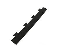 Bordure Male pour Dalle PVC noire Clipsable Sol Antidérapant Carré Garage Atelier PS50CRN/M Art Plast