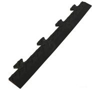 Bordure Male pour Dalle PVC noire Clipsable Sol Antidérapant Carré Garage Atelier PS50CRN/M Art Plast