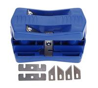 -bordure manuel, outil de pour le travail du bois, placage en bois PVC avec lame de rechange, corps en nylon durable et lame en acier au manganèse pour les projets de menuiserie