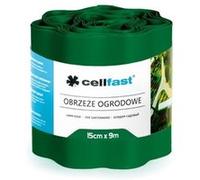 Bordure ondulée de jardin 15cm x 9m Cellfast vert foncé G