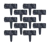 Bordure paysager en pierre, bordure flexible imitation paysage - Bordure artificielle pour parterres de fleurs, extérieur, cour, pelouse, arbres, jardins
