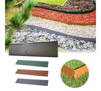 Bordure pelouse métal 18,5x120 cm inox stable