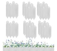 Bordure pour Jardin, Délimitation des Plates-Bandes, Clôture Décorative Pièces pour Pelouse Allée Jardin Pavé Massifs Fleuris Patio Espaces Verts