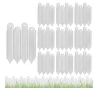 Bordure pour Jardin | Délimitation des Plates-Bandes | Clôture Décorative Pièces pour Pelouse Allée Jardin Pavé Massifs Fleuris Patio Espaces Verts